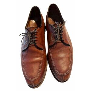 Allen Edmonds D LaSalle Leather Lace Up Oxford 9D Chili Brown Split To4398 USA